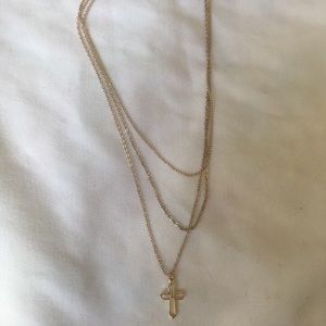 Gold layered necklace